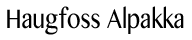 Haugfoss alpakka Logo